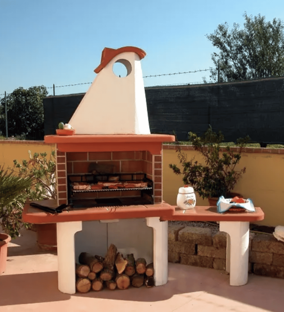barbecue in muratura