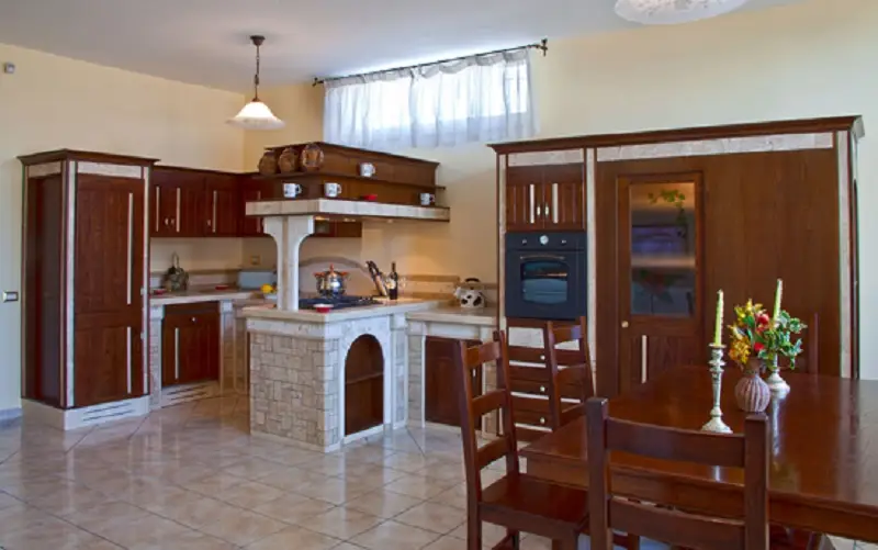 cucina rustica per taverna Ginevra