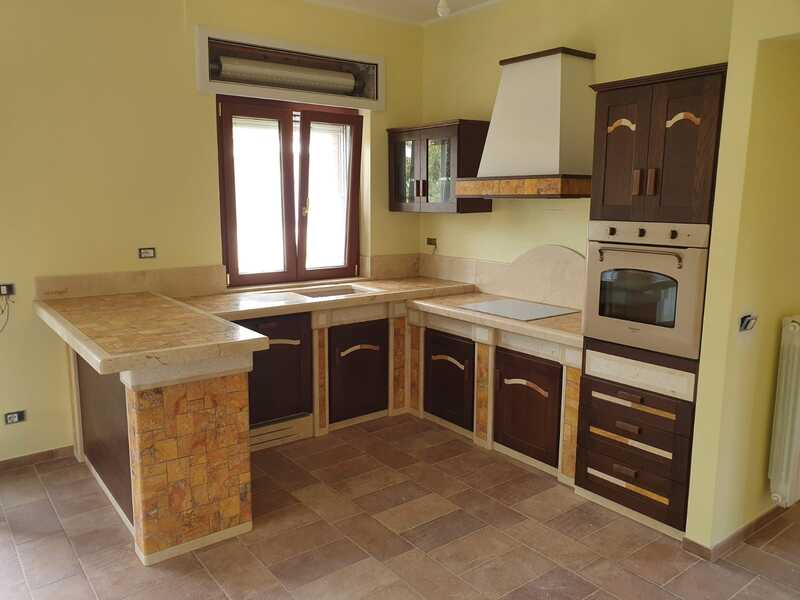 cucina rustica per taverna