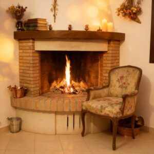 camini ad angolo in pietra